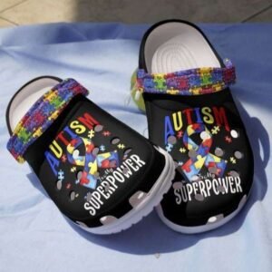 Autism Awareness Day Autism Is My Superpower Ribbon Puzzle Pieces Shoes