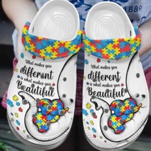 Autism What Makes You Different Rubber Shoes