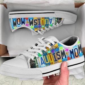 Autism Mom Low Top Shoes Sneaker