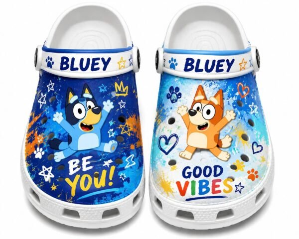 Bluey Autism Awareness Shoes