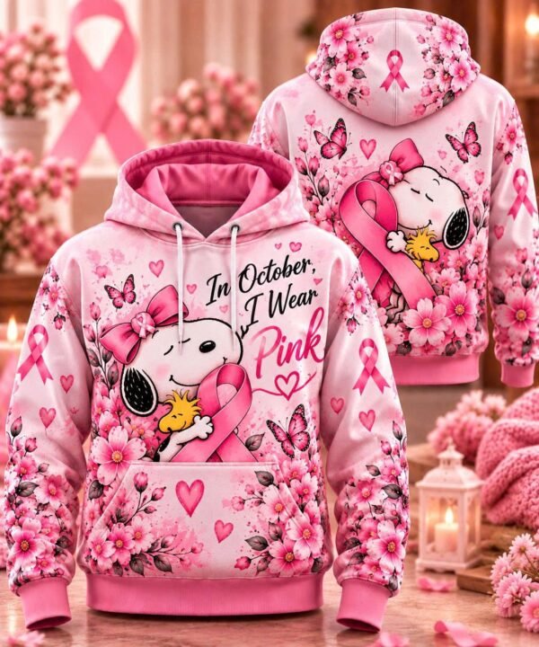 October Pink Hope SNP 3D Hoodie