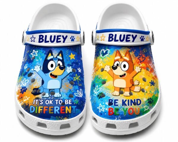 Bluey Autism Awareness Shoes