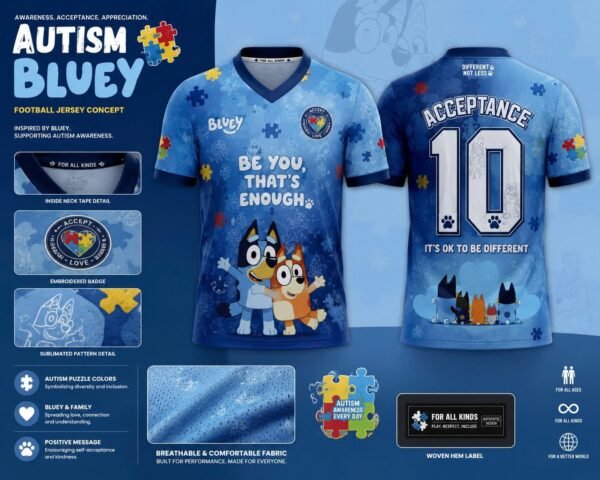 Bluey Custom Soccer Jersey